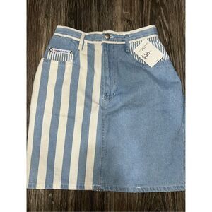 Girls 7/8 vintage London London mini denim skirt